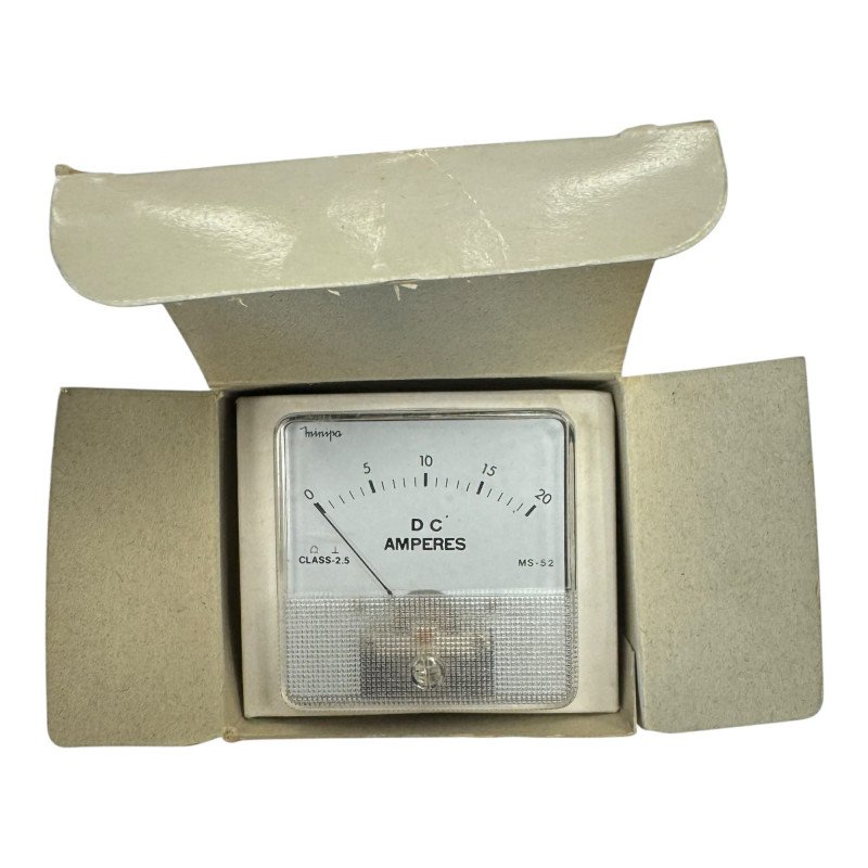 MS-52 0-20A AC Analog Panel Meter Ammeter 60x60mm