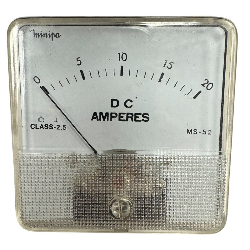 MS-52 0-20A AC Analog Panel Meter Ammeter 60x60mm