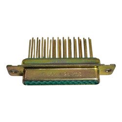 HE501N25KS3 Souriau D Sub Connector Panel Mount 25 Position Female DB25 (F) Gold Contacts