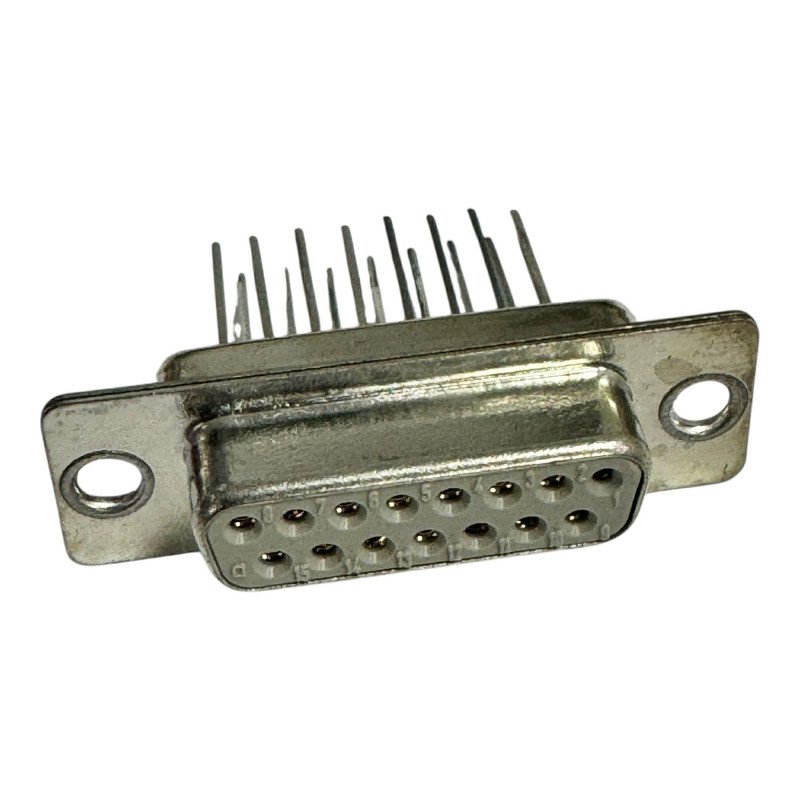 09670154707 Harting D Sub Connector Panel Mount 15 Position Female DB15 (F) 160-1575