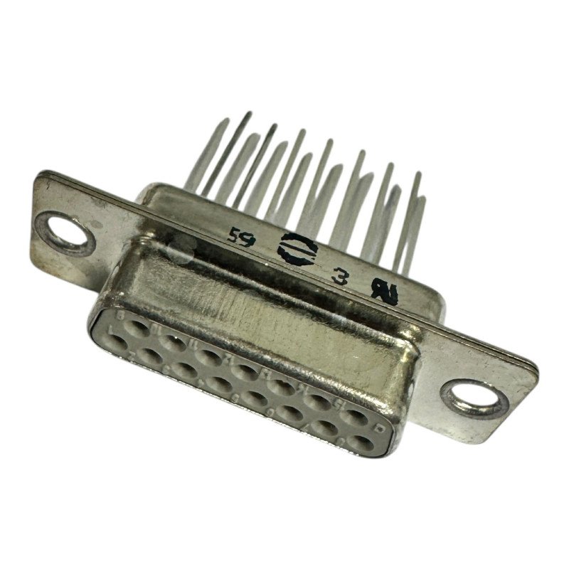 09670154707 Harting D Sub Connector Panel Mount 15 Position Female DB15 (F) 160-1575