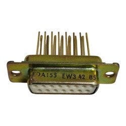 EDA15S Amphenol D Sub Connector Panel Mount 15 Position Female DB15 (F) Gold Contacts