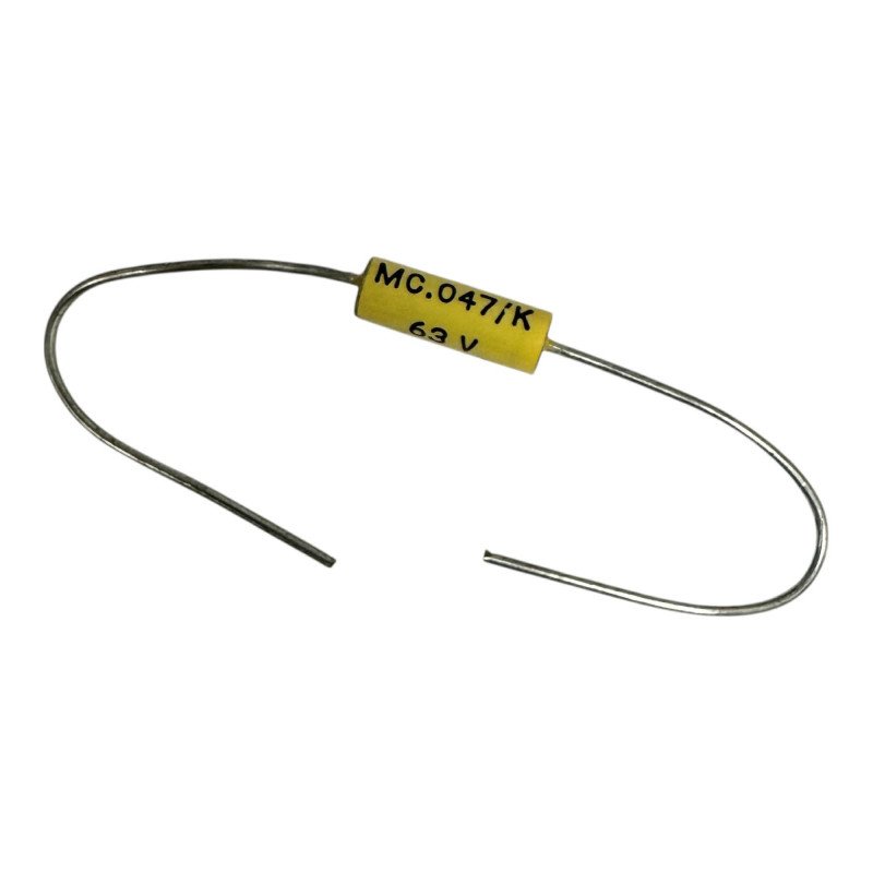MCW Capacitor Axial Film 0.047uF 47Nf 63V 12x4mm