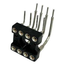LED Support DIP DIL Socket 8 Position 8 Pin 2 Row PCB Mount