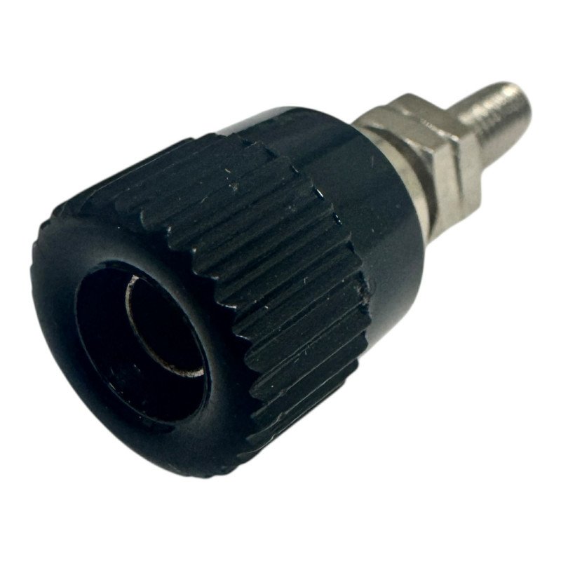 Banana Plug Connector Panel Mount Red Color L:31mm ID:4mm OD:12.25mm