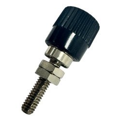 Banana Plug Connector Panel Mount Red Color L:31mm ID:4mm OD:12.25mm