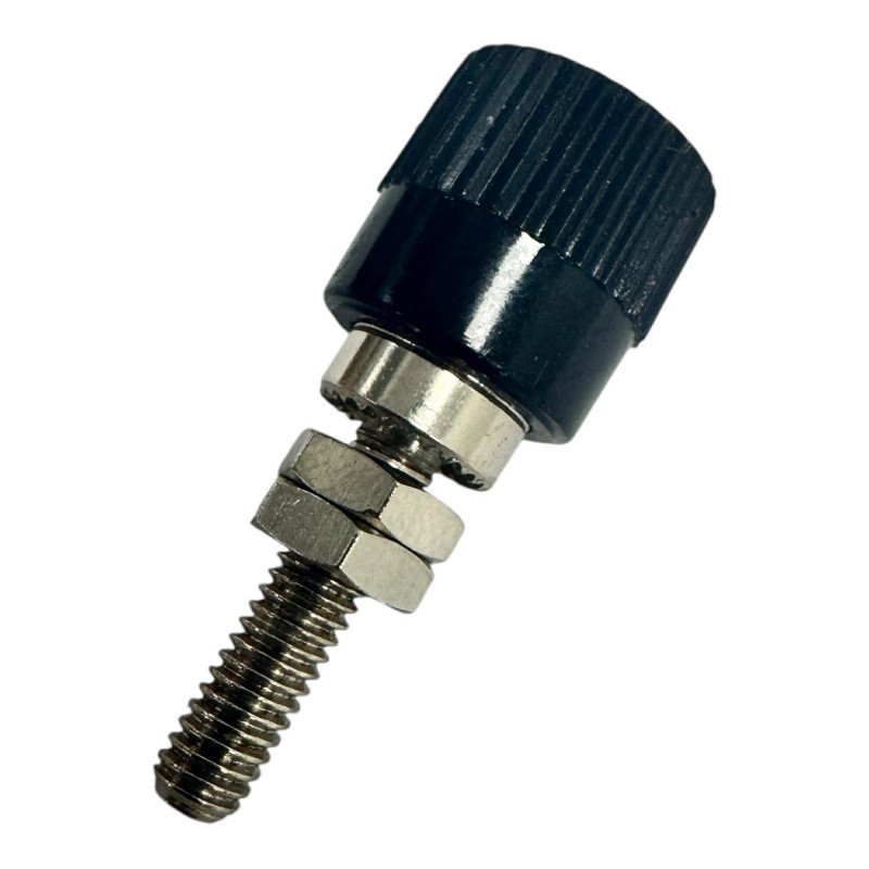 Banana Plug Connector Panel Mount Red Color L:31mm ID:4mm OD:12.25mm