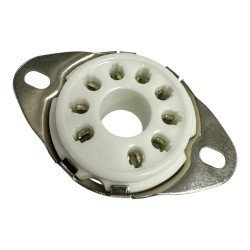 Porcelain Panel Mount Tube Socket For EL504 EL509 Tubes