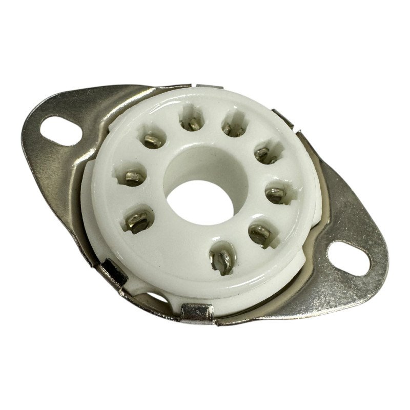 Porcelain Panel Mount Tube Socket For EL504 EL509 Tubes