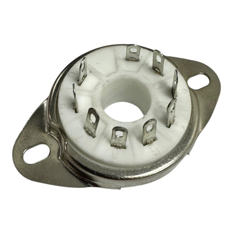 Porcelain Panel Mount Tube Socket For EL504 EL509 Tubes
