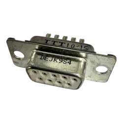 DEJK9S4 ITT D-Sub Connector High Density 9 Position Female DB9 (F)