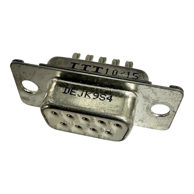 DEJK9S4 ITT D-Sub Connector High Density 9 Position Female DB9 (F)