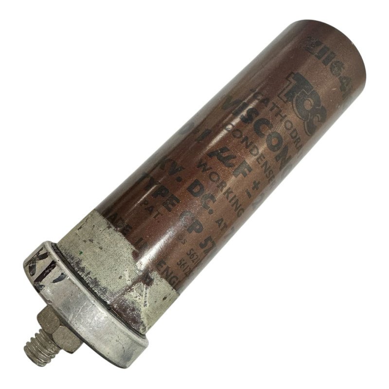 Z116416 Capacitor Type CP 57M0 0.1uF 100nF 4000V 4kV 20% 70C 155x45mm