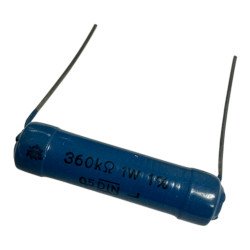 0.5 Din Rosenthal Resistor Power Wirewound 360Κohm 360Κ 1W 1%