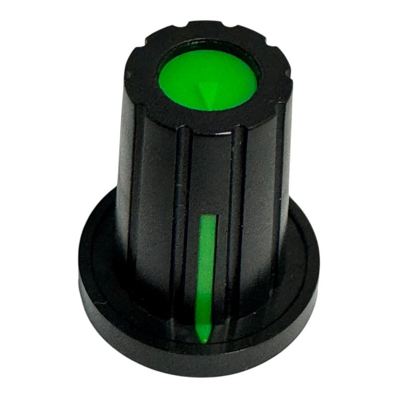 304-24-563 RS PRO 17mm  Black Potentiometer Knob for 6mm Shaft D Shaped 467-6061 [Qtyx5]