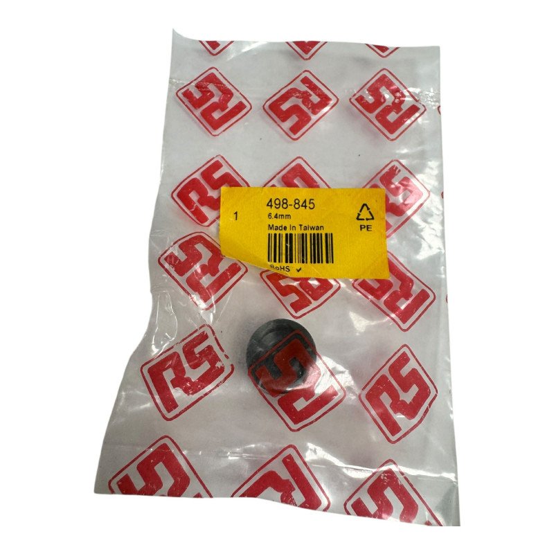 304-03-114 RS PRO 16mm Black Potentiometer Knob for 6.4mm Shaft Diameter 498-845