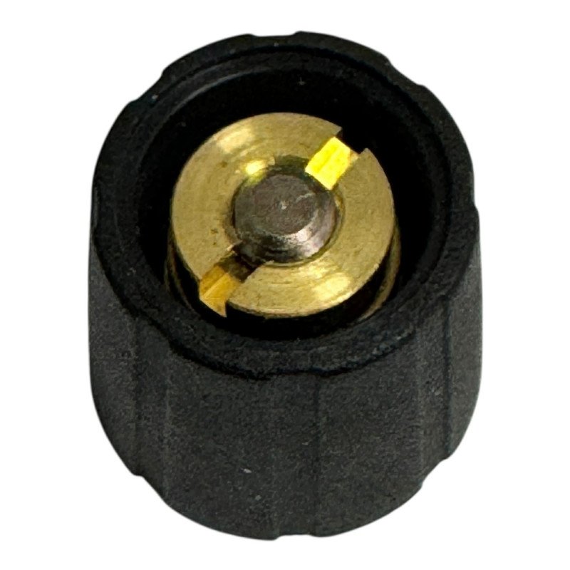 S150004 15mm Sifam Black Potentiometer Knob For 4mm Shaft Diameter