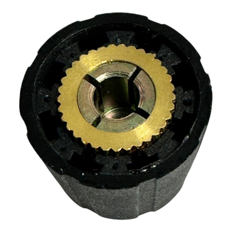 S150004 15mm Sifam Black Potentiometer Knob For 4mm Shaft Diameter