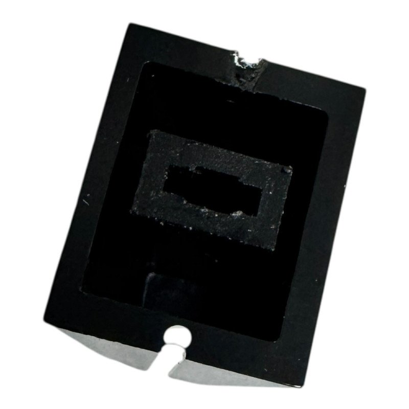 766-732 Farnell Rectangular Black Knob 14x11mm Inner:4x1.5mm