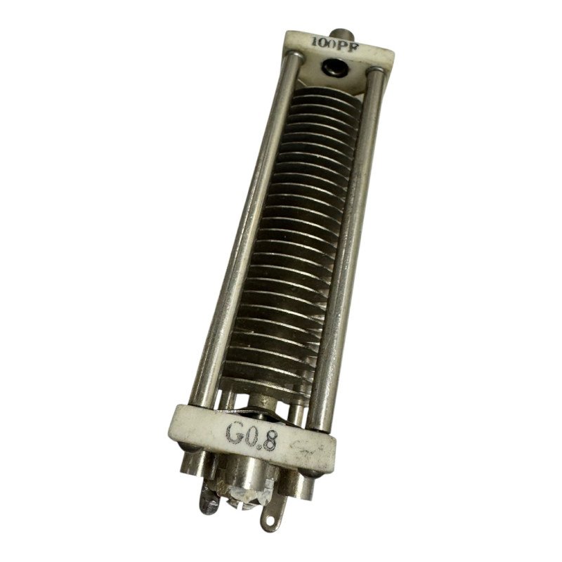 85707 Air Variable Capacitor Double Section 10-100pF