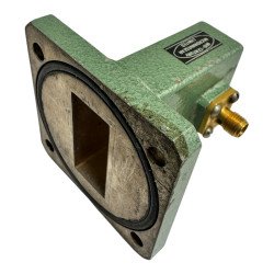 Mid Century Microgear Waveguide To Coaxial Adapter SMA (F) To WR112