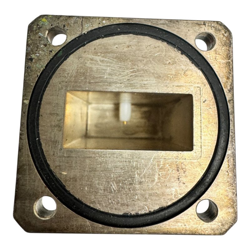 Mid Century Microgear Waveguide To Coaxial Adapter SMA (F) To WR112
