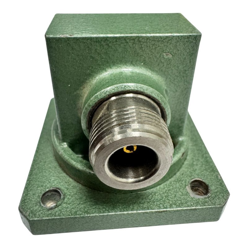 Mid Century Microgear Waveguide To Coaxial Adapter N Type (F) To WR112