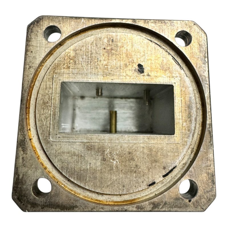 Mid Century Microgear Waveguide To Coaxial Adapter N Type (F) To WR112