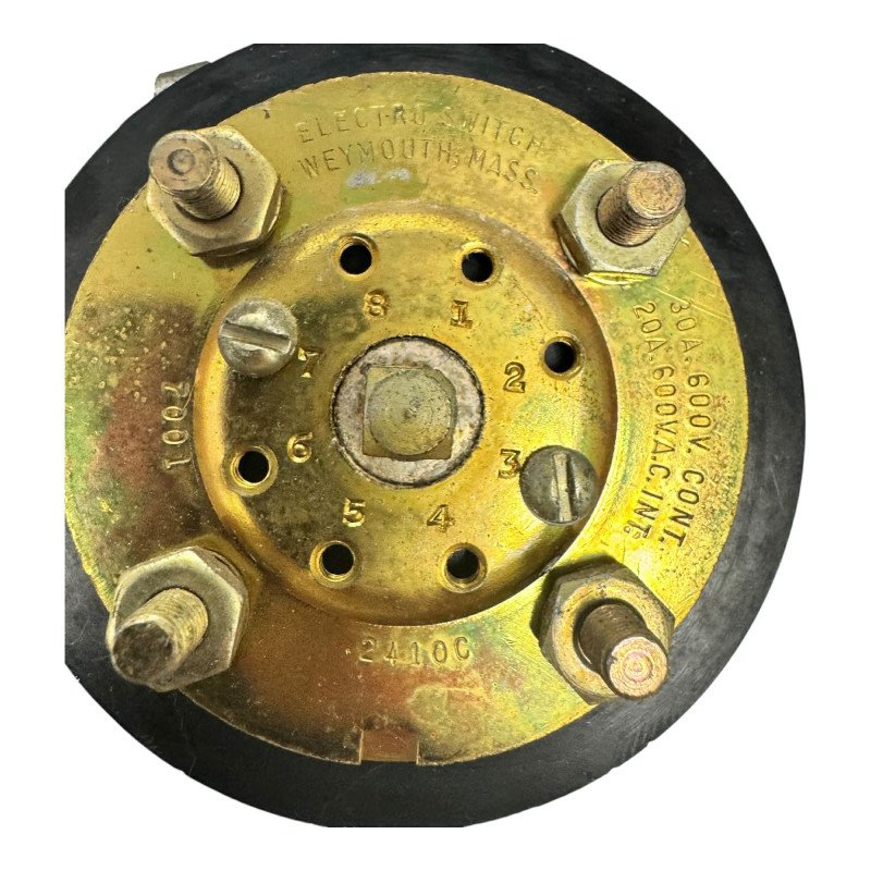 2410C 7001 Electroswitch Power Rotary Switch 30A-20A/600V