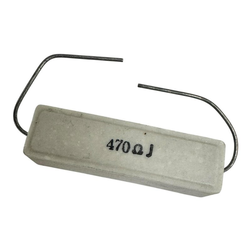 Resistor Power Wirewound Cement Resistor 470Ohm 470R 5W 10%