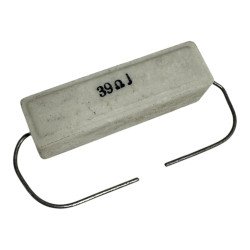 Resistor Power Wirewound Cement Resistor 39Ohm 39R 5W 10%