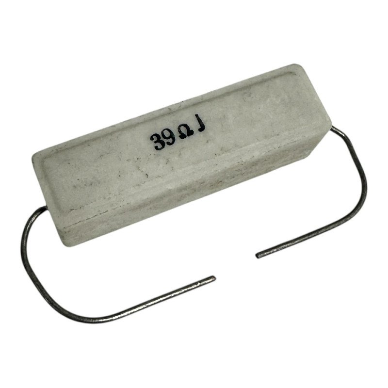 Resistor Power Wirewound Cement Resistor 39Ohm 39R 5W 10%