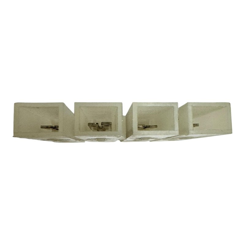 Weco 408 Insulated Tab Terminal Block Strip Connector 4 Position