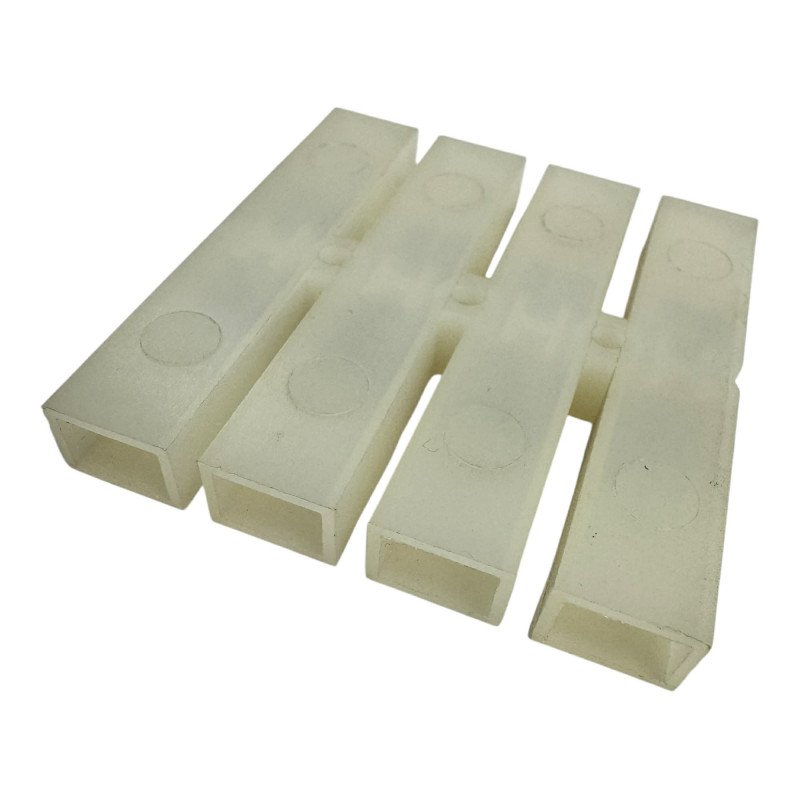 Weco 408 Insulated Tab Terminal Block Strip Connector 4 Position