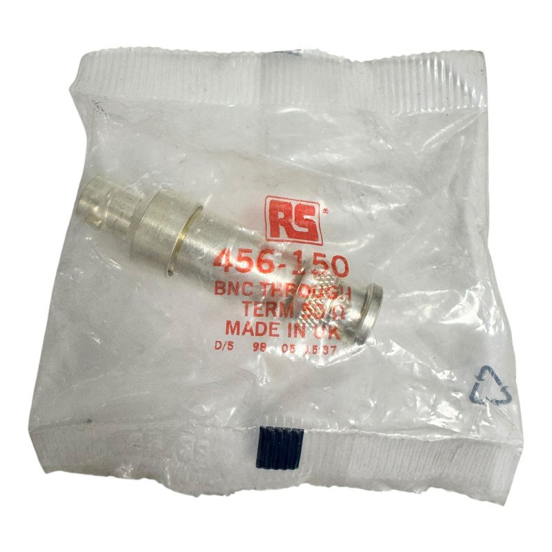 456-150 RF Through Termination BNC (F-M) 50Ohm 50R