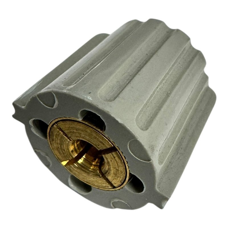 Sifam Grey Potentiometer Knob For 3.2mm Shaft Diameter D:18mm L:16mm