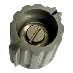 Sifam Grey Potentiometer Knob For 3mm Shaft Diameter D:18mm L:16mm