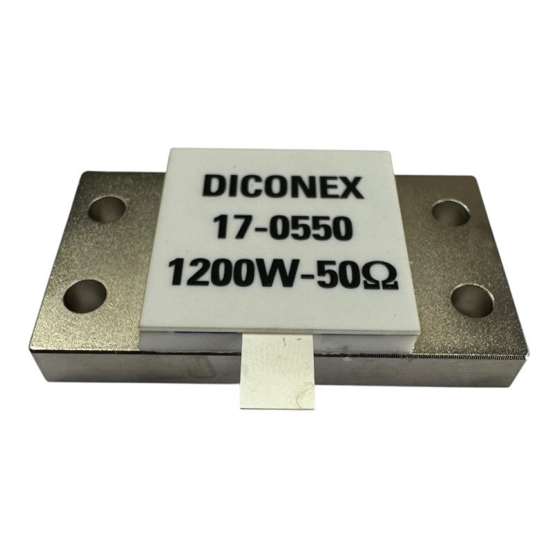 17-0550 Diconex Dummy Load Stripline Resistor BeO 1200W 50Ohm 1GHz