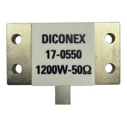 17-0550 Diconex Dummy Load Stripline Resistor BeO 1200W 50Ohm 1GHz