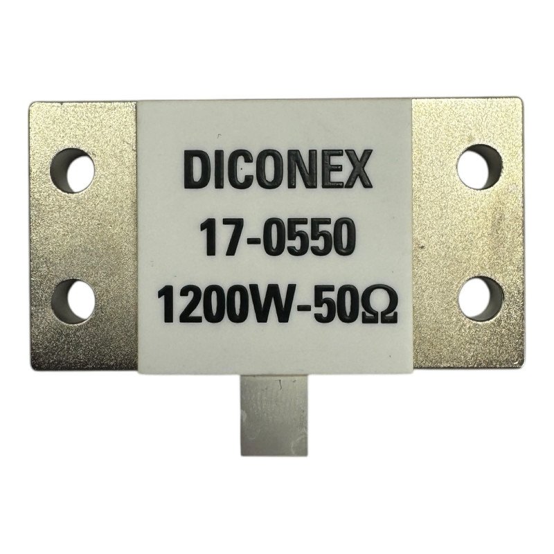 17-0550 Diconex Dummy Load Stripline Resistor BeO 1200W 50Ohm 1GHz