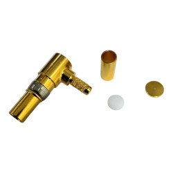 229.53.2425.421 IMS RF Connector Right Angle Crimp Plug DIN 41612 For RG174 Cable