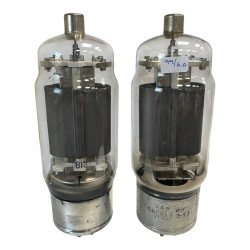 813 RCA Vacuum Tube Valve Matched Pair Tested:98/5.9-99/6.0