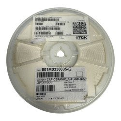 C1608X7R1A105KT000E TDK SMD Ceramic Capacitor 1uF 10V [Qtyx4000]