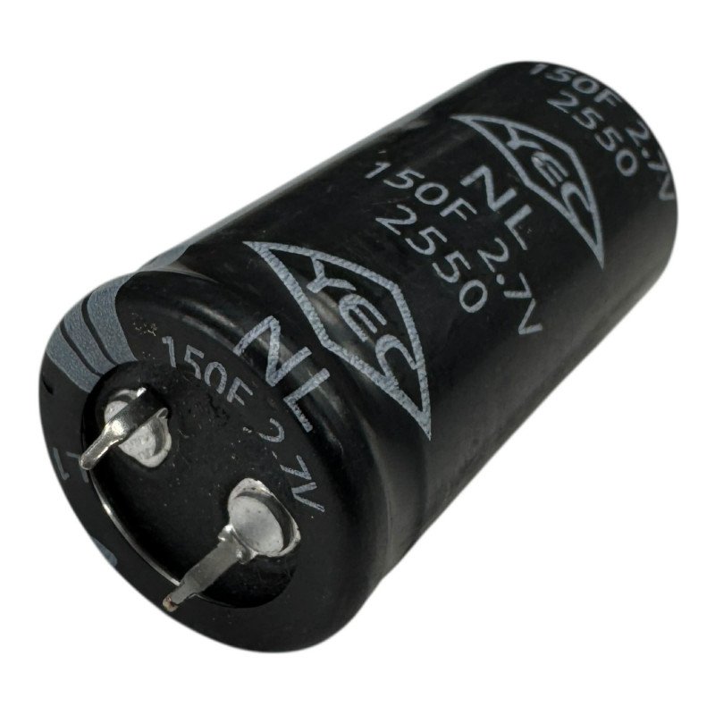 NL1572550 YEC Supercapacitor Snap On 150F 150 Farad 2.7V 51x25mm