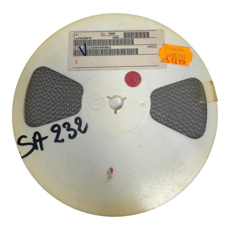 AN13ZD0104MBA AVX SMD Ceramic Capacitor 0.1uF 100nF 50V [Qtyx3000]