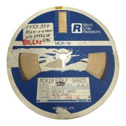 MCR-18 ROHM SMD Resistor Chip 80.6Kohm 80K6 1/8W 1% [Qtyx2800]