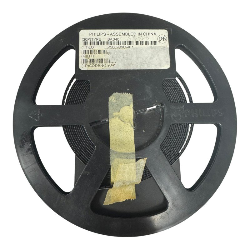 BAS40 Philips SMD Schottky Rectifier Diode 40V 120mA  [Qtyx1000]