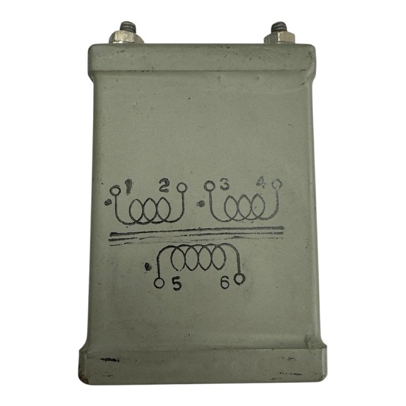 65A414P001 Paolo Pisoni Mil Spec Transformer 1-2:90V 3-4:90V 5-6:3.8V