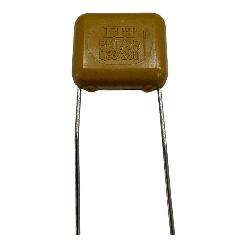 PMT/2R ITT Mylar Polyester Film Capacitors 0.33uf 250V 10% 18x15x9mm