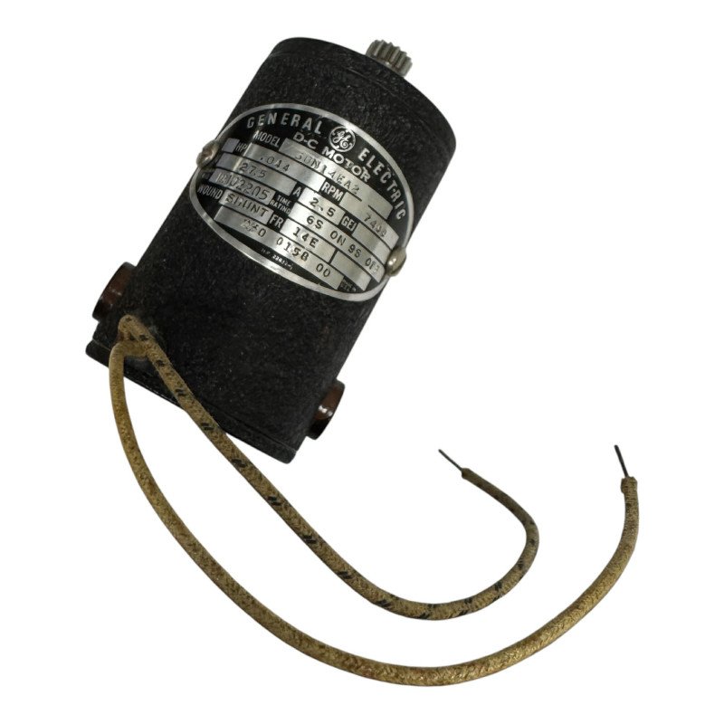 5BN14EA2 General Electric Mil Spec DC Motor 7400rpm 27.5Vdc